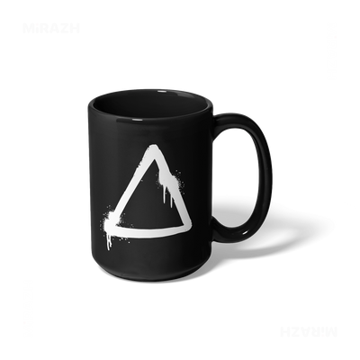 RisingTriangle Ceramic Mug 01 Black