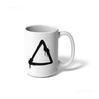 RisingTriangle Ceramic Mug 01 White