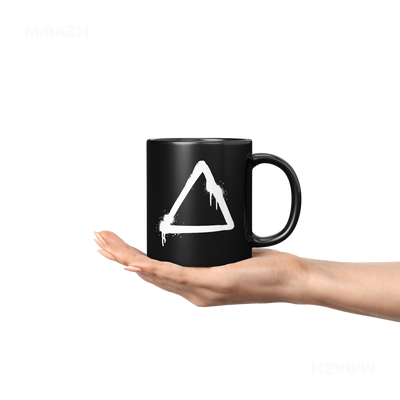 RisingTriangle Ceramic Mug 04 Black