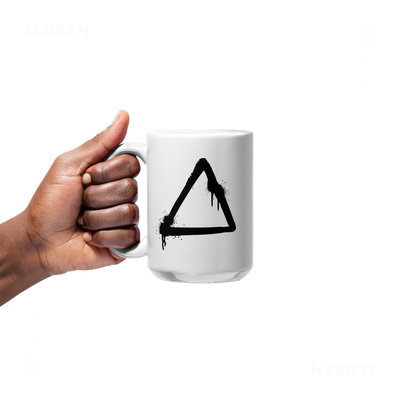 RisingTriangle Ceramic Mug 05 White