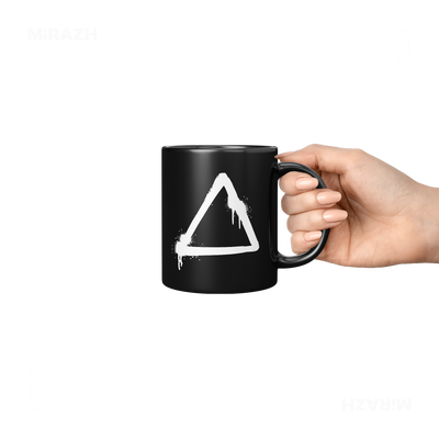 RisingTriangle Ceramic Mug 06 Black