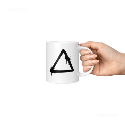 RisingTriangle Ceramic Mug 06 White