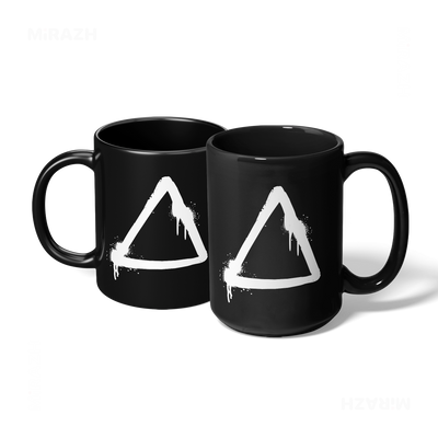 RisingTriangle Ceramic Mug 07 Black