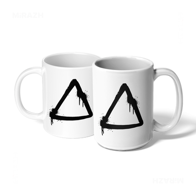 RisingTriangle Ceramic Mug 07 White