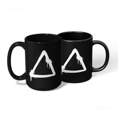 RisingTriangle Ceramic Mug 08 Black