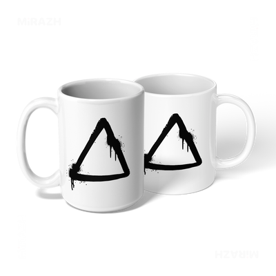 RisingTriangle Ceramic Mug 08 White