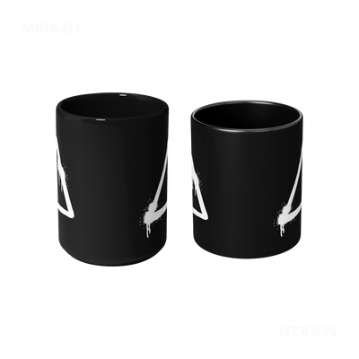 RisingTriangle Ceramic Mug 09 Black