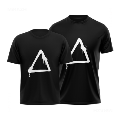 RisingTriangle Couple T Shirt 01 Black