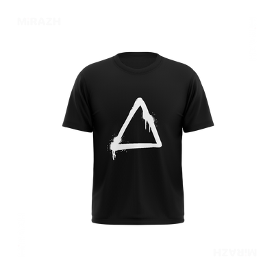 RisingTriangle Couple T Shirt 03 Black