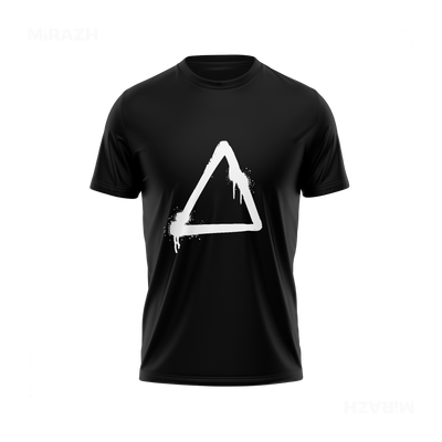 RisingTriangle Couple T Shirt 04 Black