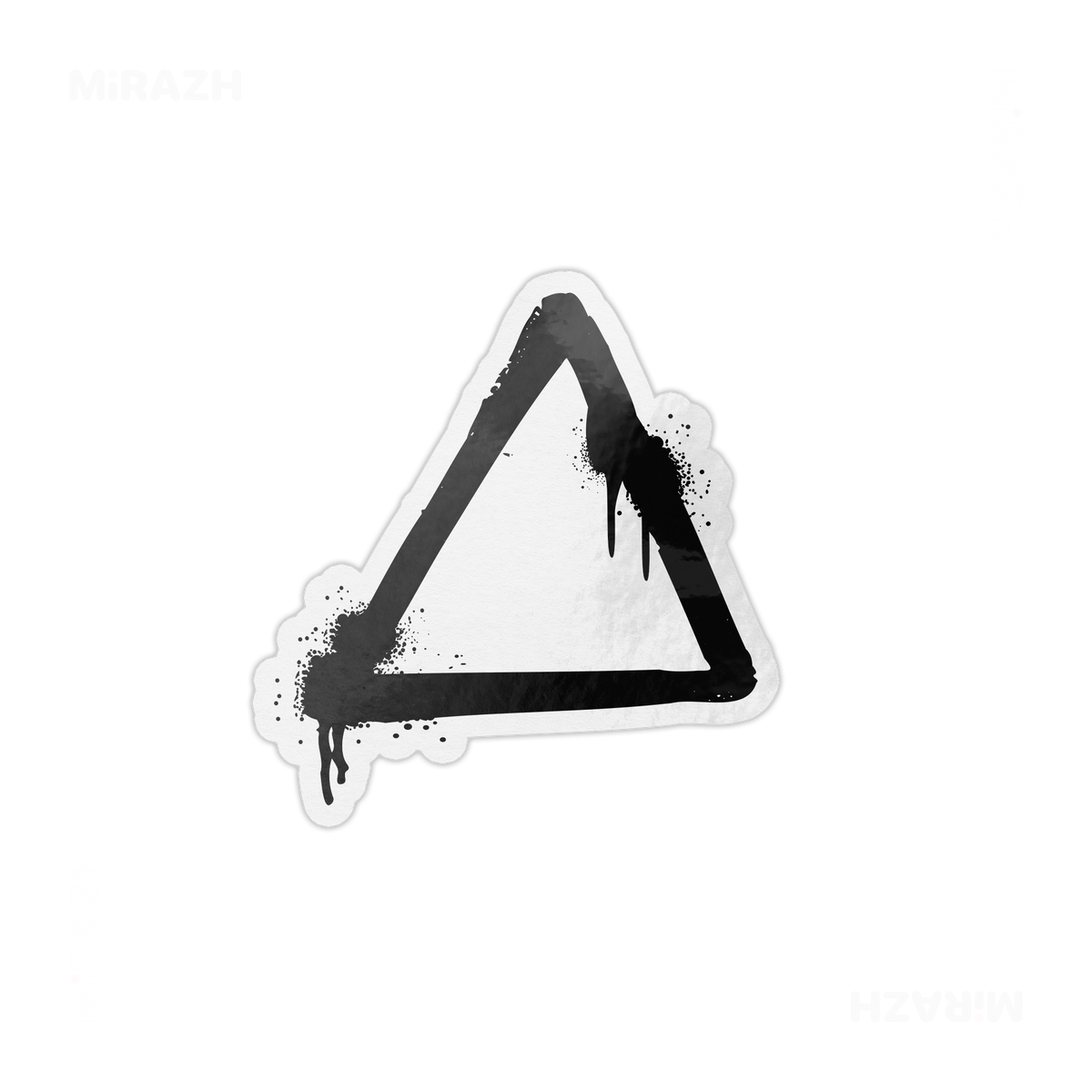 RisingTriangle Die Cut Magnet 01