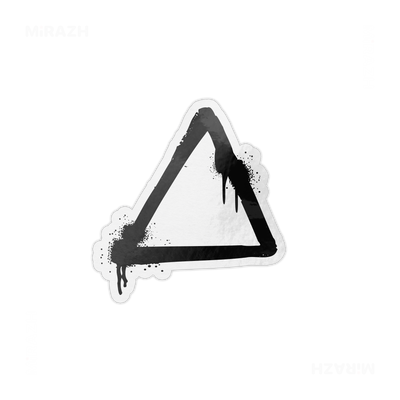 RisingTriangle Die Cut Magnet 01