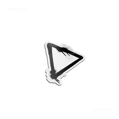 RisingTriangle Die Cut Magnet 03