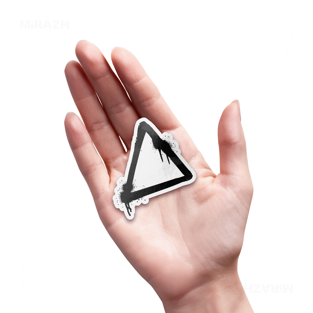 RisingTriangle Die Cut Magnet 04