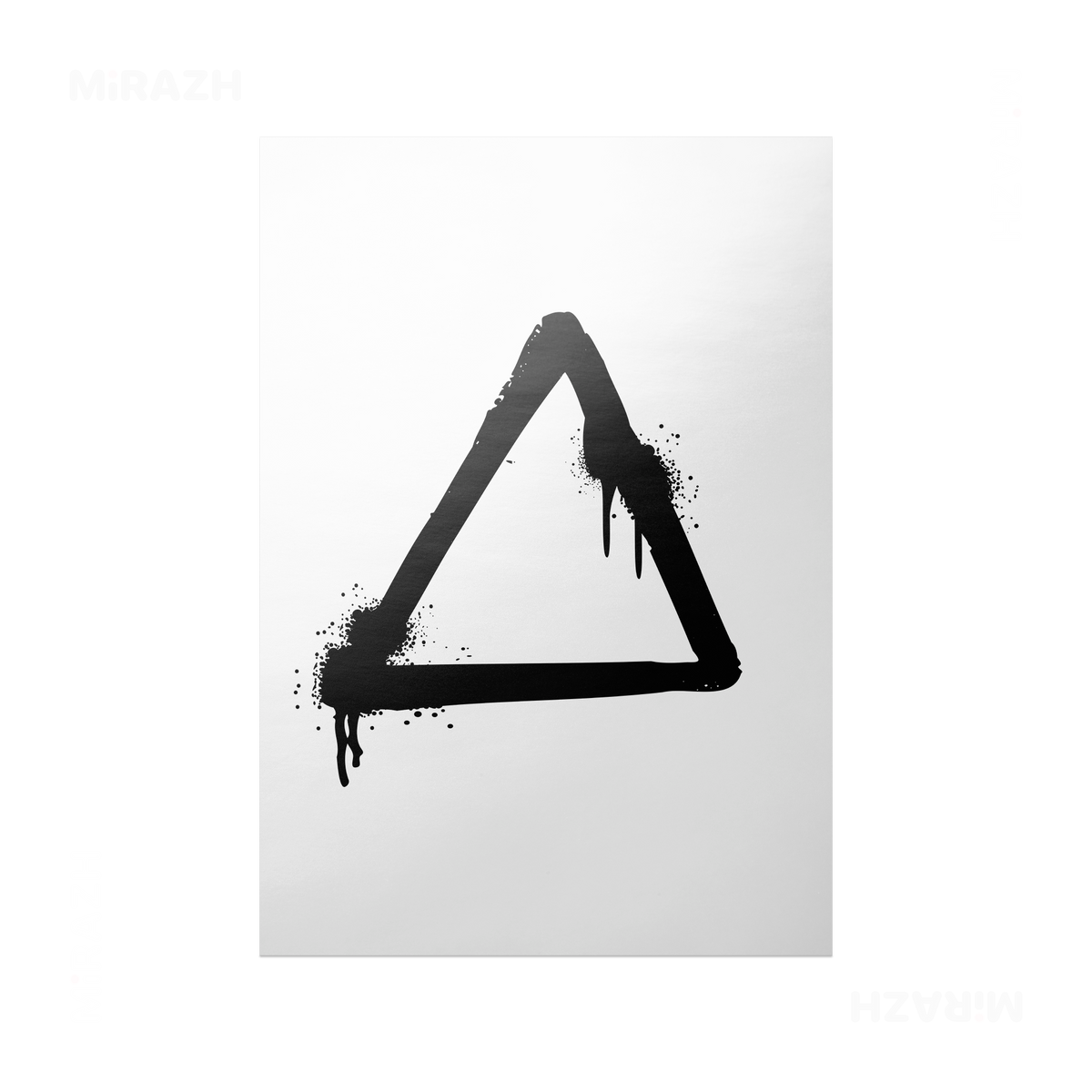 RisingTriangle Frameless Poster 01 Semi Glossy