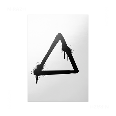 RisingTriangle Frameless Poster 01 Semi Glossy