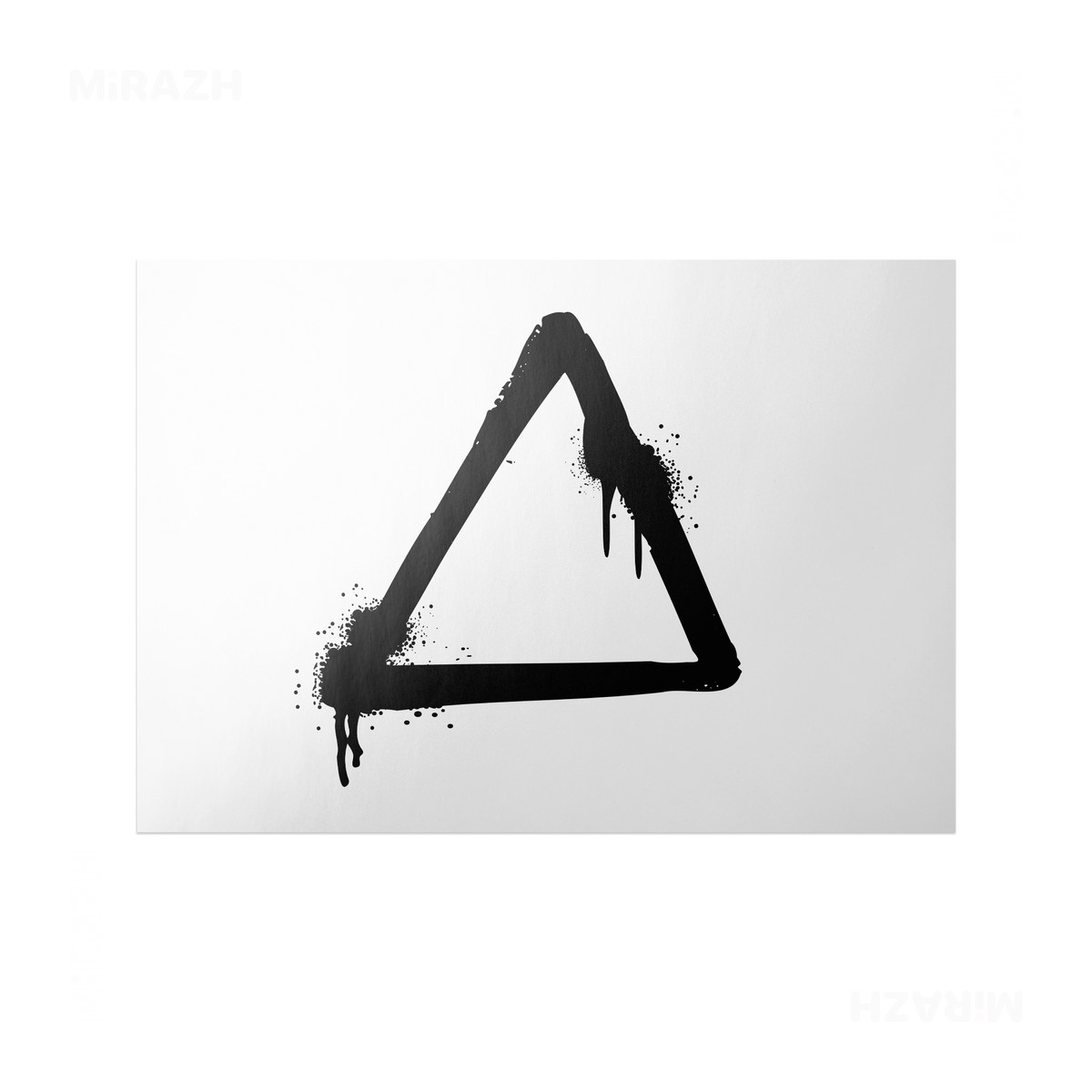 RisingTriangle Frameless Poster 03 Semi Glossy