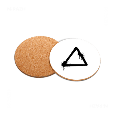 RisingTriangle High Gloss Coaster 05 Round
