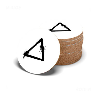 RisingTriangle High Gloss Coaster 06 Round