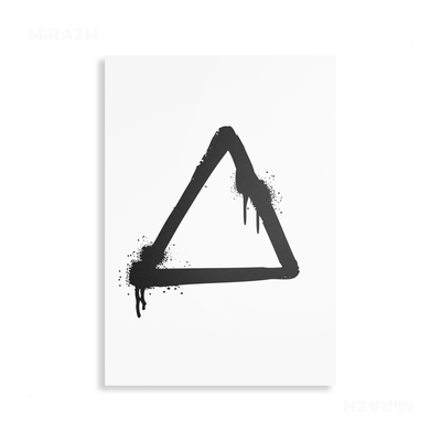 RisingTriangle Metallic Print 01 Aluminum