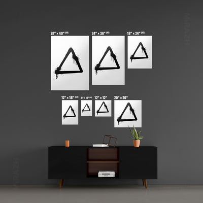 RisingTriangle Metallic Print 05 Aluminum