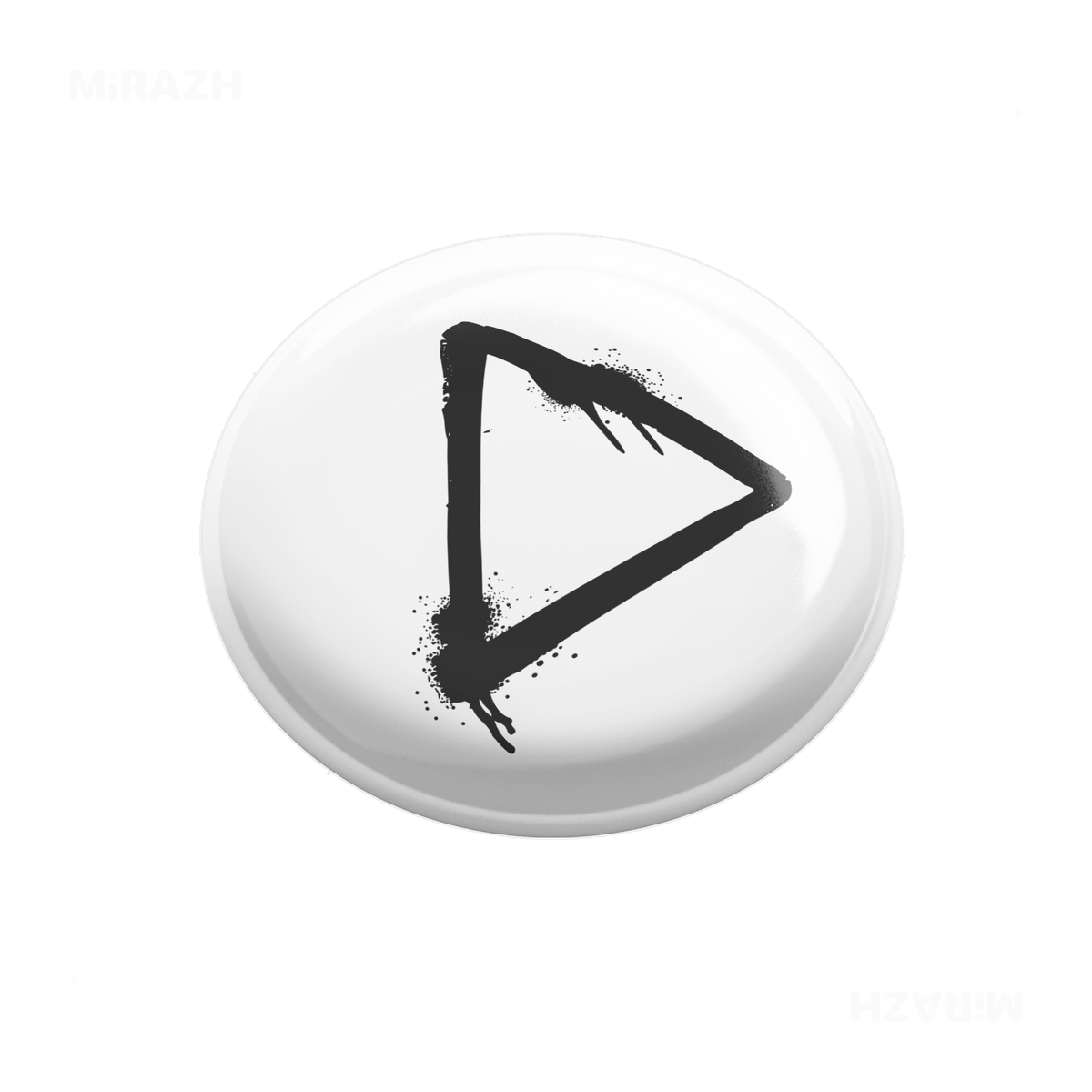 RisingTriangle Pin Buttons 03 Round