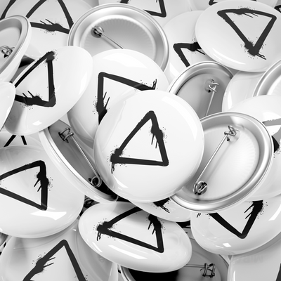 RisingTriangle Pin Buttons 06 Round