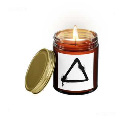 RisingTriangle Scented Candle 01 Amber