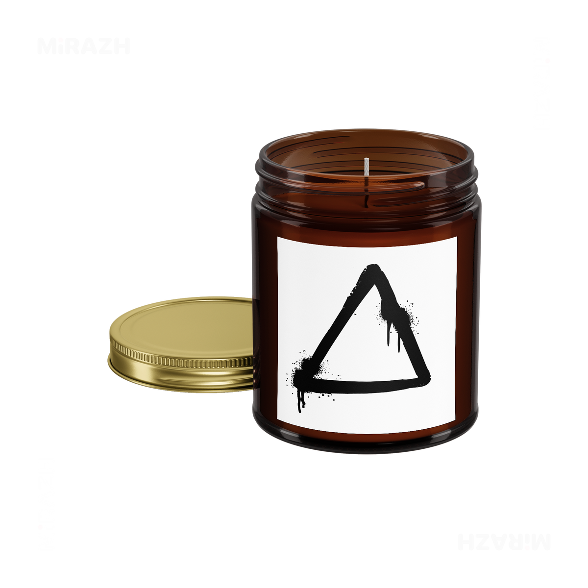 RisingTriangle Scented Candle 05 Amber