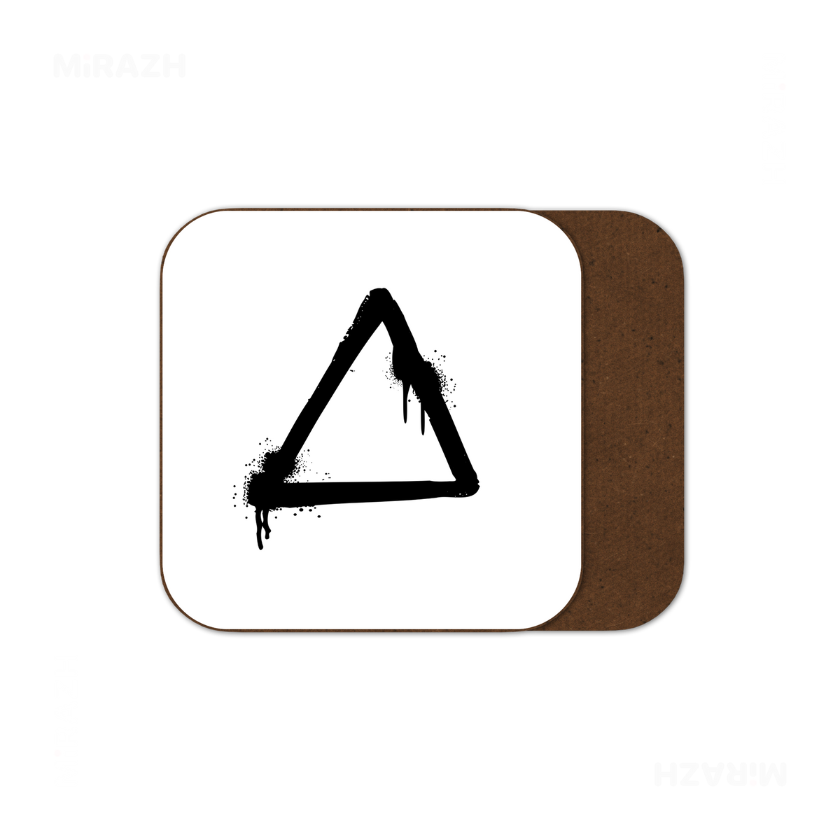 RisingTriangle Semi Glossy Coaster 01