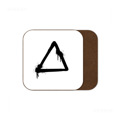 RisingTriangle Semi Glossy Coaster 01