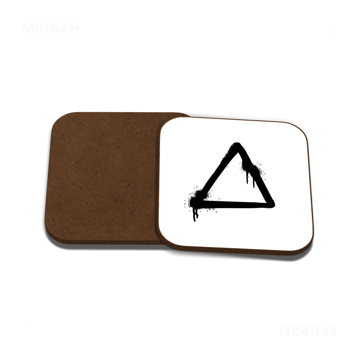 RisingTriangle Semi Glossy Coaster 05