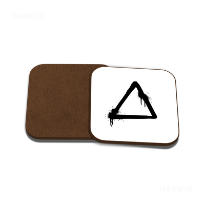 RisingTriangle Semi Glossy Coaster 05