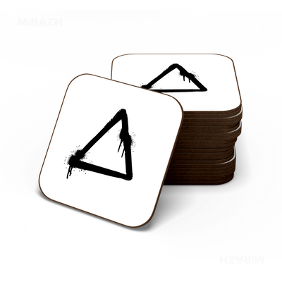 RisingTriangle Semi Glossy Coaster 06