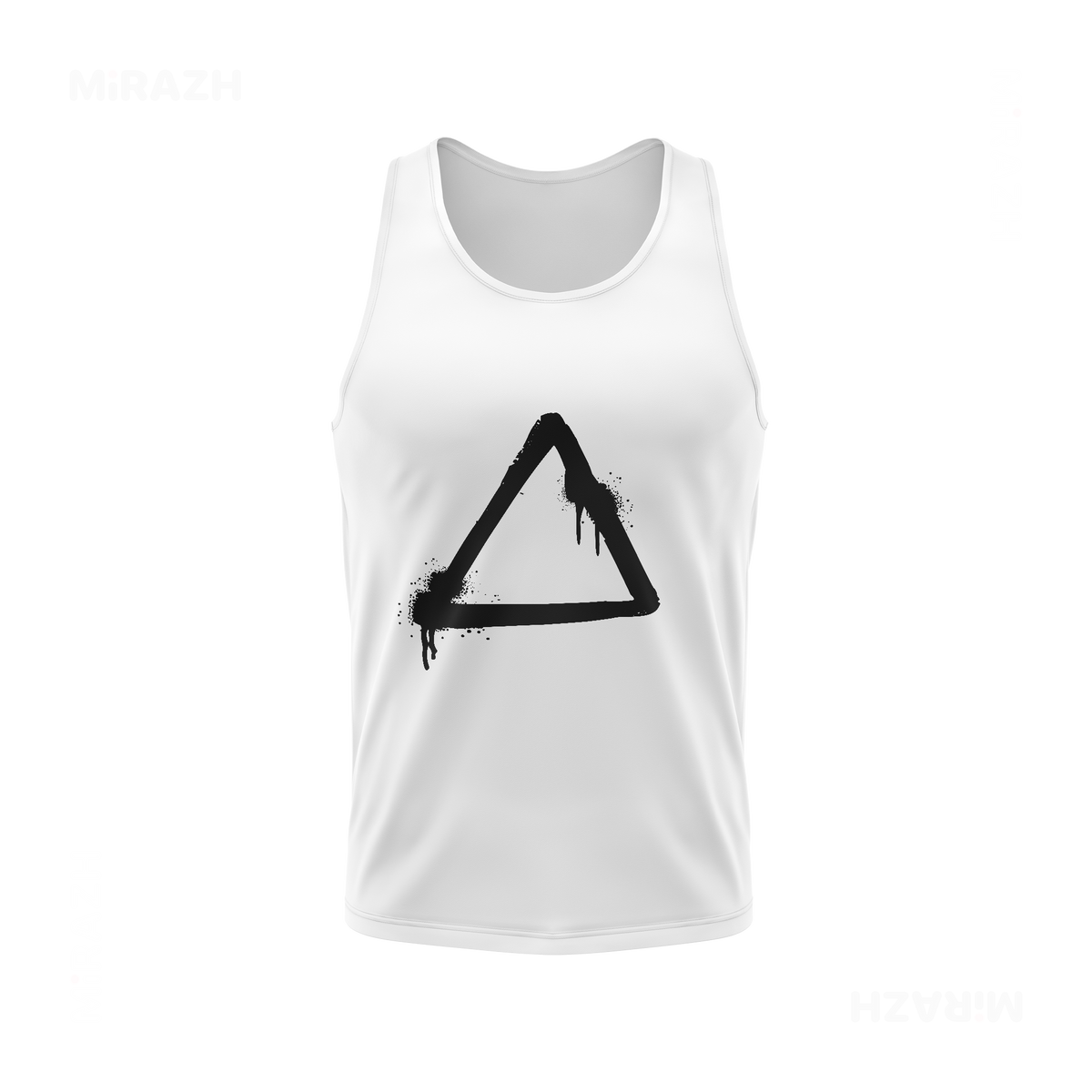RisingTriangle Tank Tops 01 White