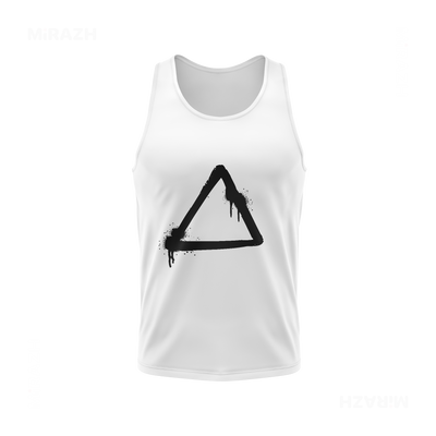 RisingTriangle Tank Tops 01 White