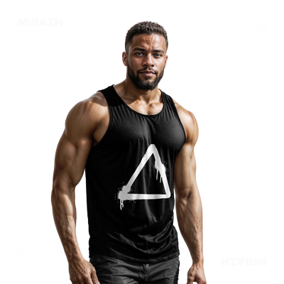 RisingTriangle Tank Tops 02 Black
