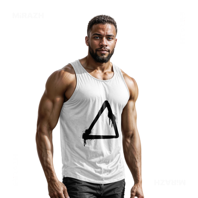 RisingTriangle Tank Tops 02 White