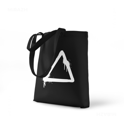 RisingTriangle Tote Bags 01 Black