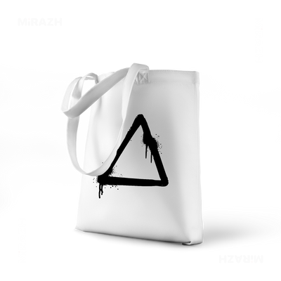 RisingTriangle Tote Bags 01 White