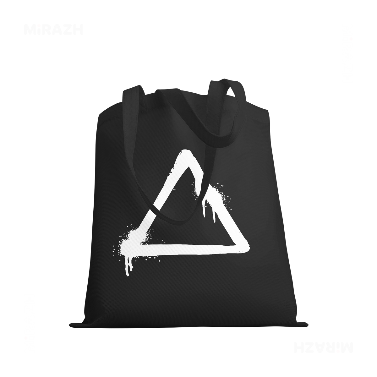 RisingTriangle Tote Bags 03 Black