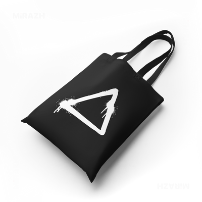 RisingTriangle Tote Bags 04 Black