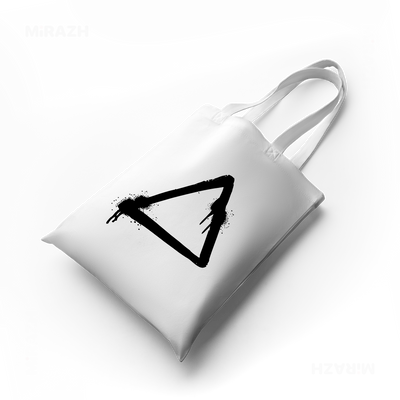 RisingTriangle Tote Bags 04 White
