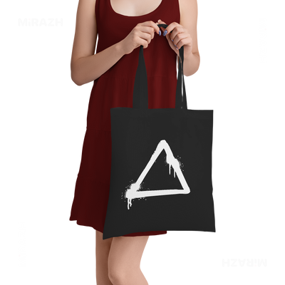 RisingTriangle Tote Bags 05 Black