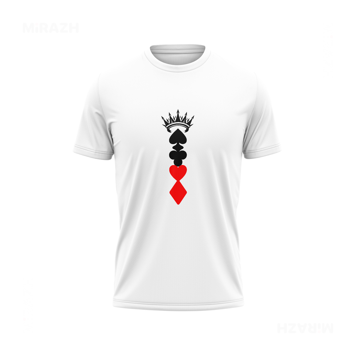 RoyalSuitStack Adult T Shirt 01 White