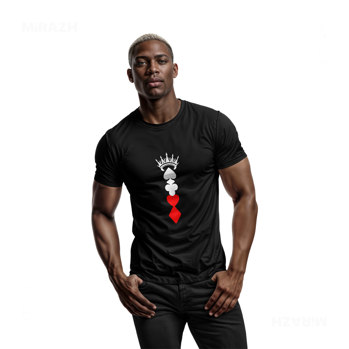 RoyalSuitStack Adult T Shirt 02 Black