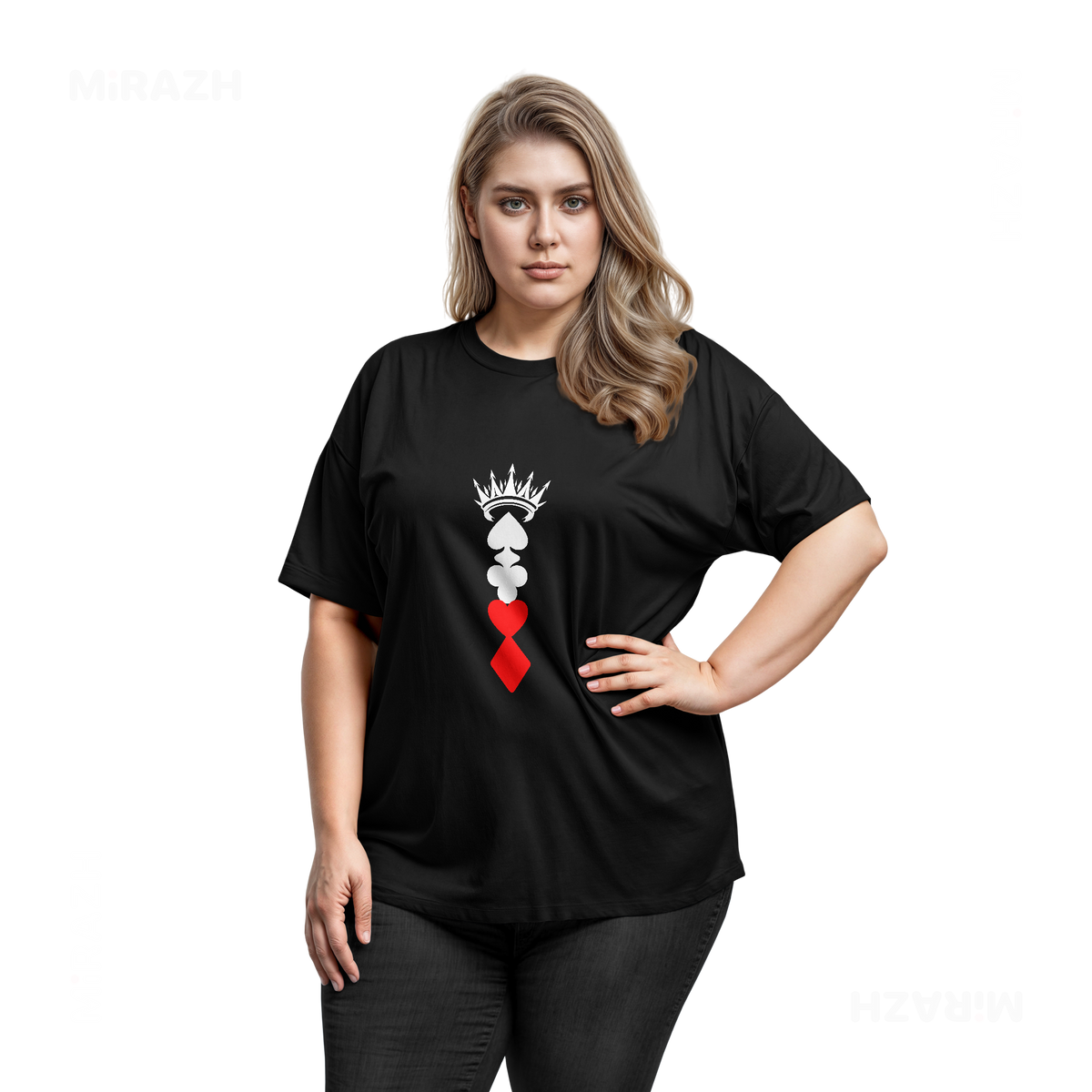 RoyalSuitStack Adult T Shirt 03 Black