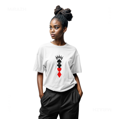 RoyalSuitStack Adult T Shirt 04 White