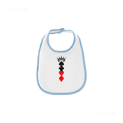 RoyalSuitStack Baby Bibs 01 White Lightblue