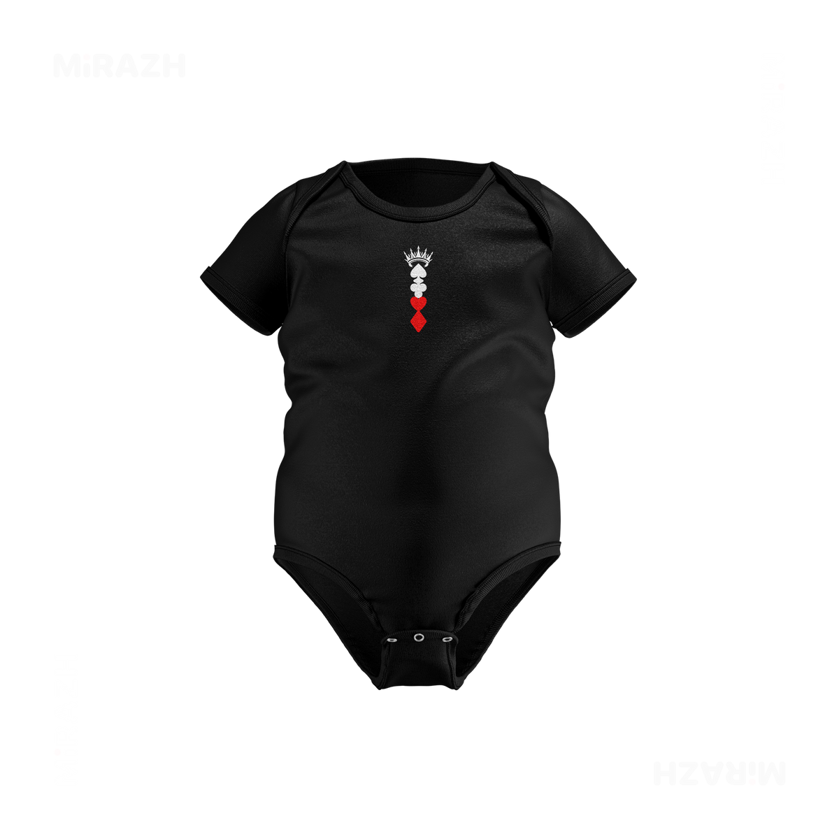 RoyalSuitStack Baby Onesies 01 Black